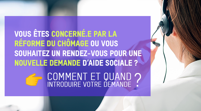 Demandes de rendez-vous pour l'aide sociale